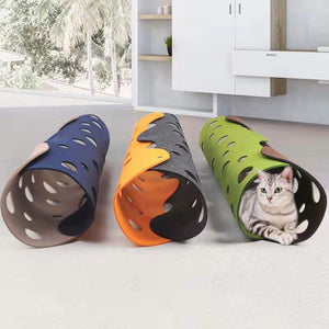 Tunnel Removable Felt Pet Toys: Transforming Playtime for Your Feline Friend