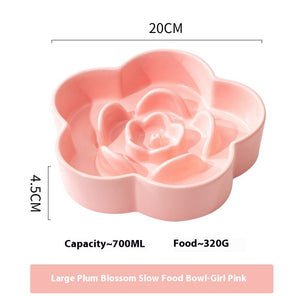 Enhance Your Pet's Mealtime with Our Ceramic Slow Feeding Bowl